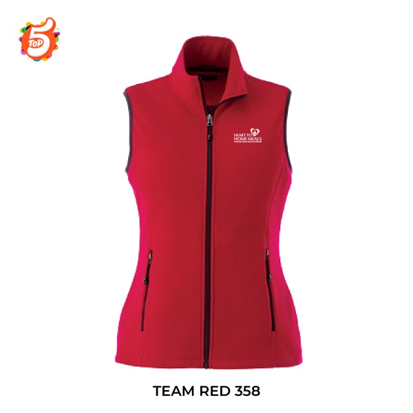 Ladies Tyndall Polyfleece Vest<BR>3 COLOURS AVAILABLE - Image 4