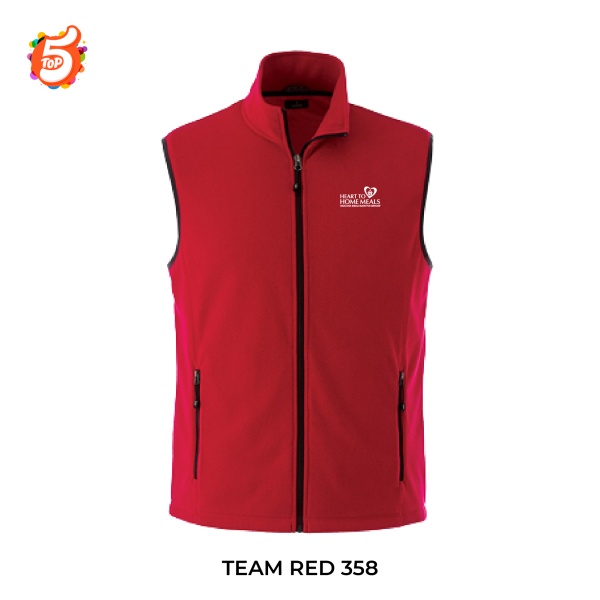 Mens Tyndall Polyfleece Vest4 COLOURS AVAILABLE - Image 4